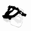 Chrome Faceshield for Headlight and Standalone Visor