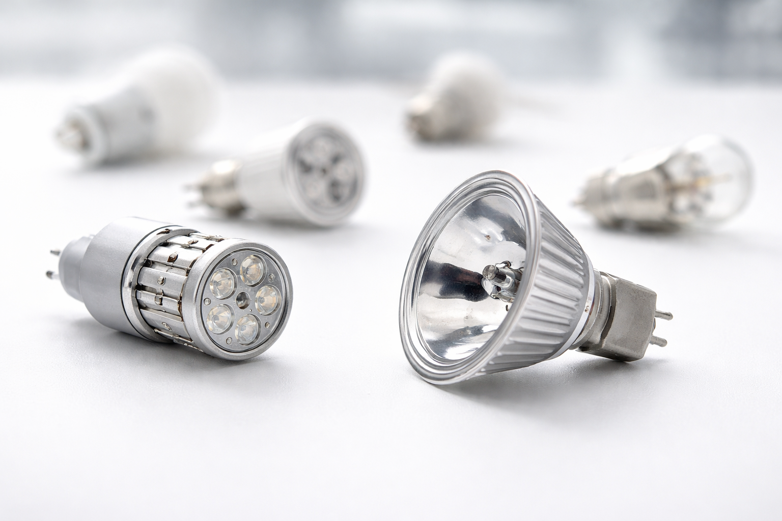 Medical replacement lamp for surgical and diagnostic equipment